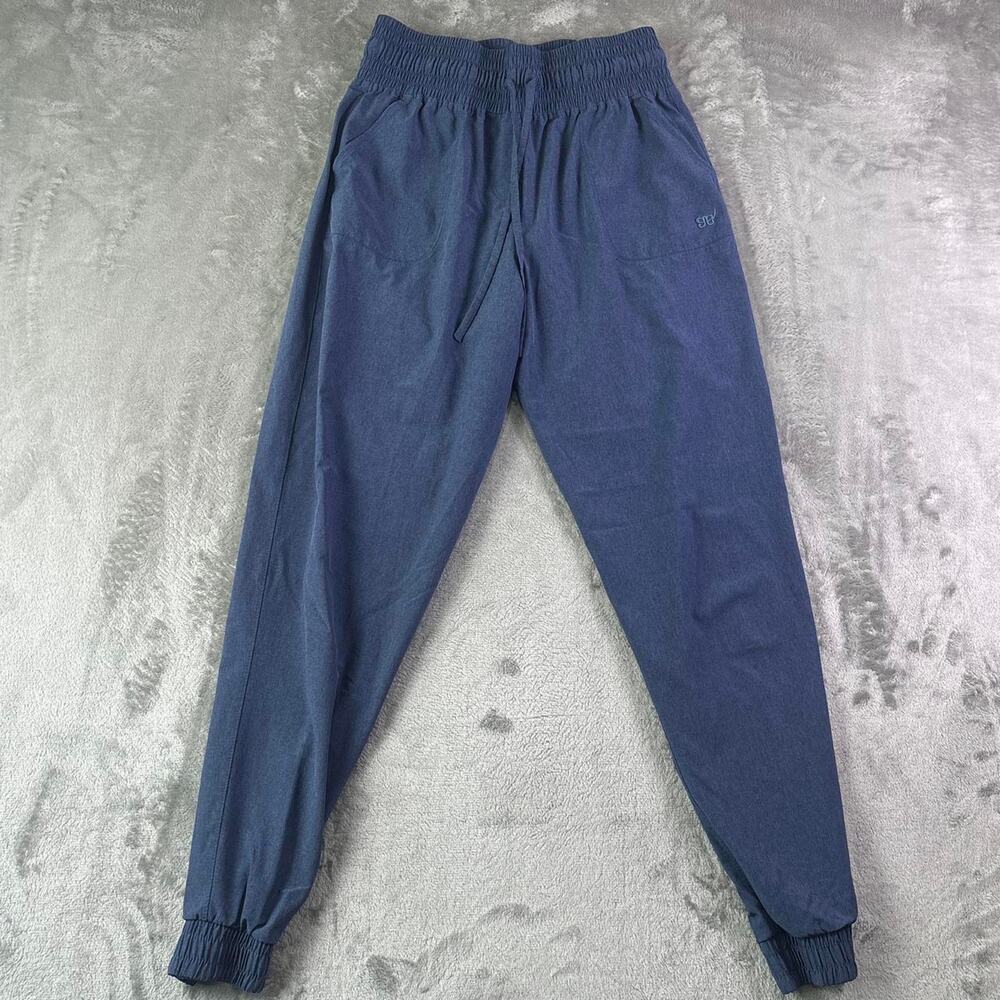 Albion Destination Blue High Rise Athletic Jogger Lightweight Pant Womens Size M